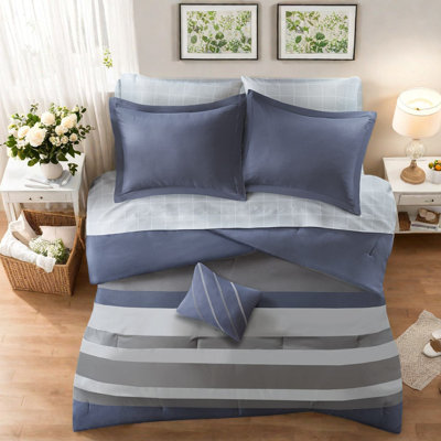 Premium Twin Polyester Bedding Sets, Striped Style For Home Comfort