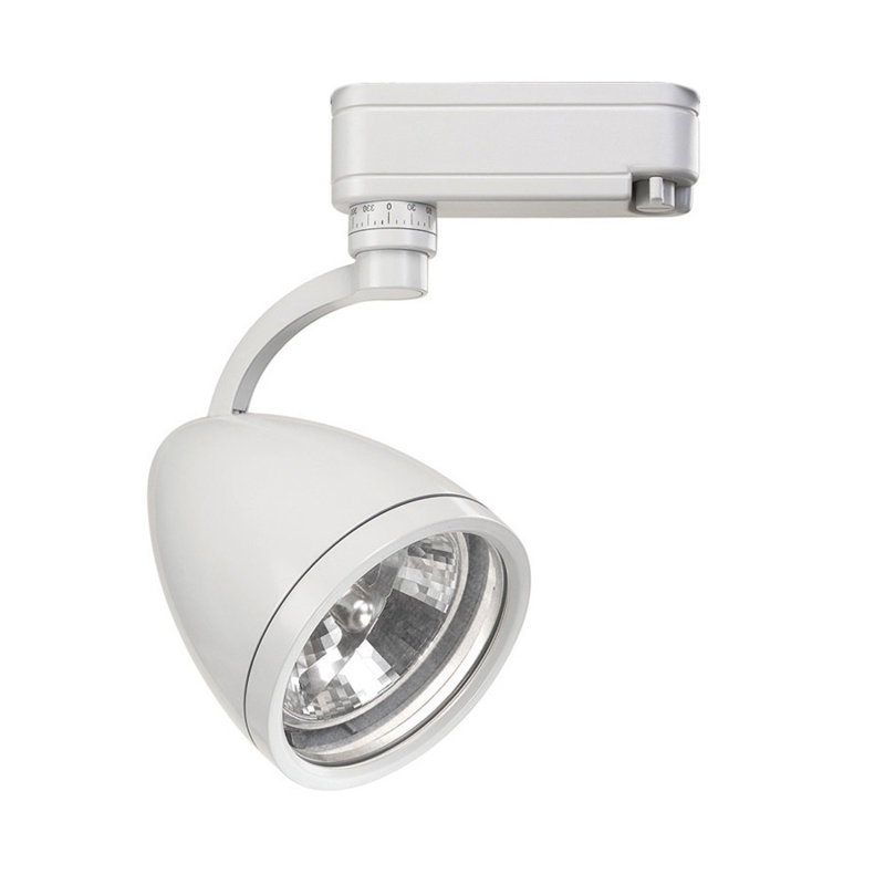 Adjustable Track Head, Lightolier Series, Platinum