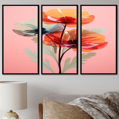 Etting - Poppy Wall Art Print Set