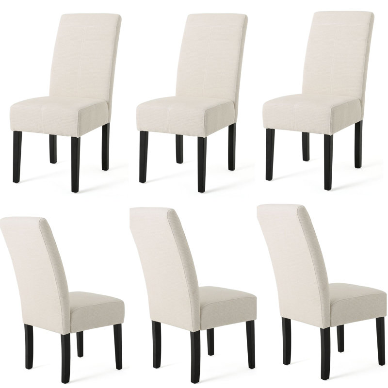 Chaise en lin mélangé, Beige