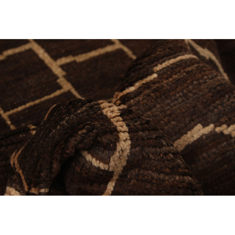 Bornschein One-of-a-Kind 5' X 7'9" New Age Wool Area Rug in Dark Brown