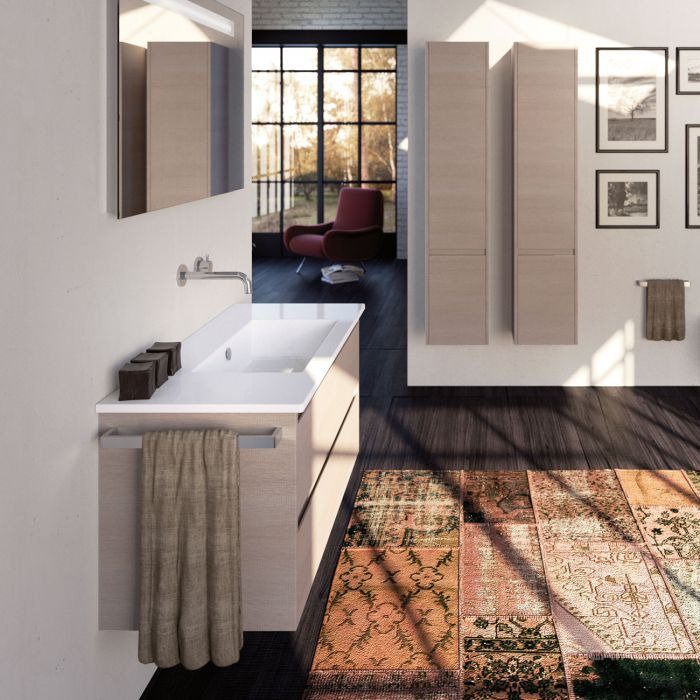 Star 41.34'' L Bathroom Sink, 0-Hole