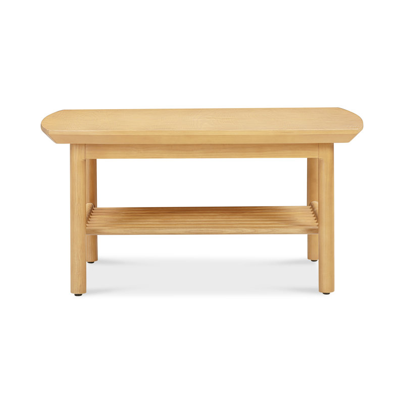 Table basse carrée Amelia en chêne naturel, Natural Oak