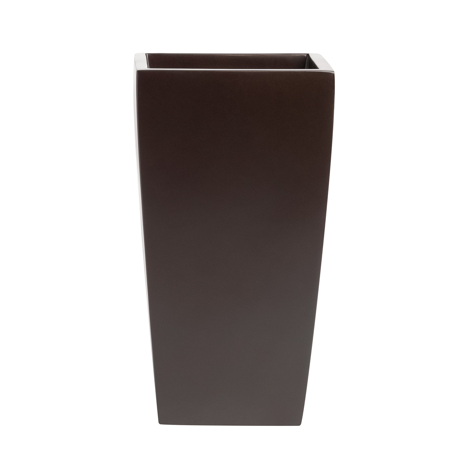 Hornell Pot Planter, 22.5" H x 12" W x 12" D, Brown