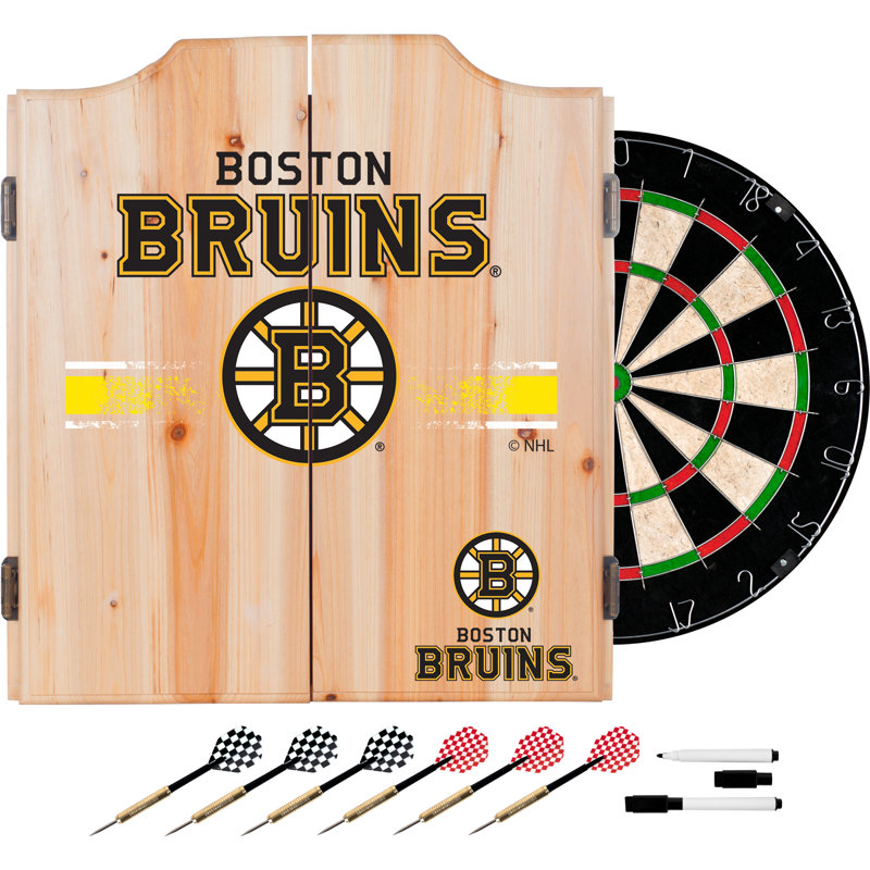 Ensemble de jeu de fléchettes NHL Logo, Boston Bruins