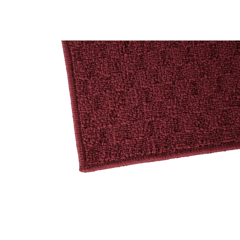 Tapis rouge touffeté Lomax, Tapis de couloir 3 pi x 8 pi