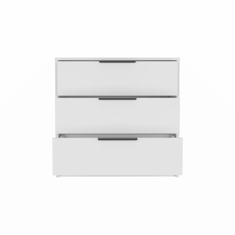 Commode 3 tiroirs, Blanc