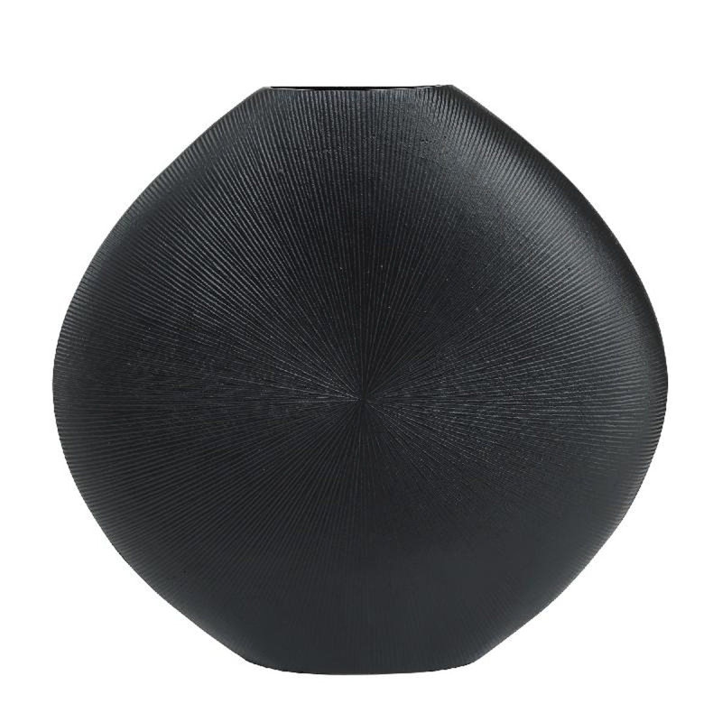 Cannata Ceramic Pot Planter, Black