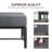 Ensemble de conversation d'extérieur pour 2 chaises pivotantes avec repose-pieds et table d'appoint 18,7 po Archlebov-1583210596