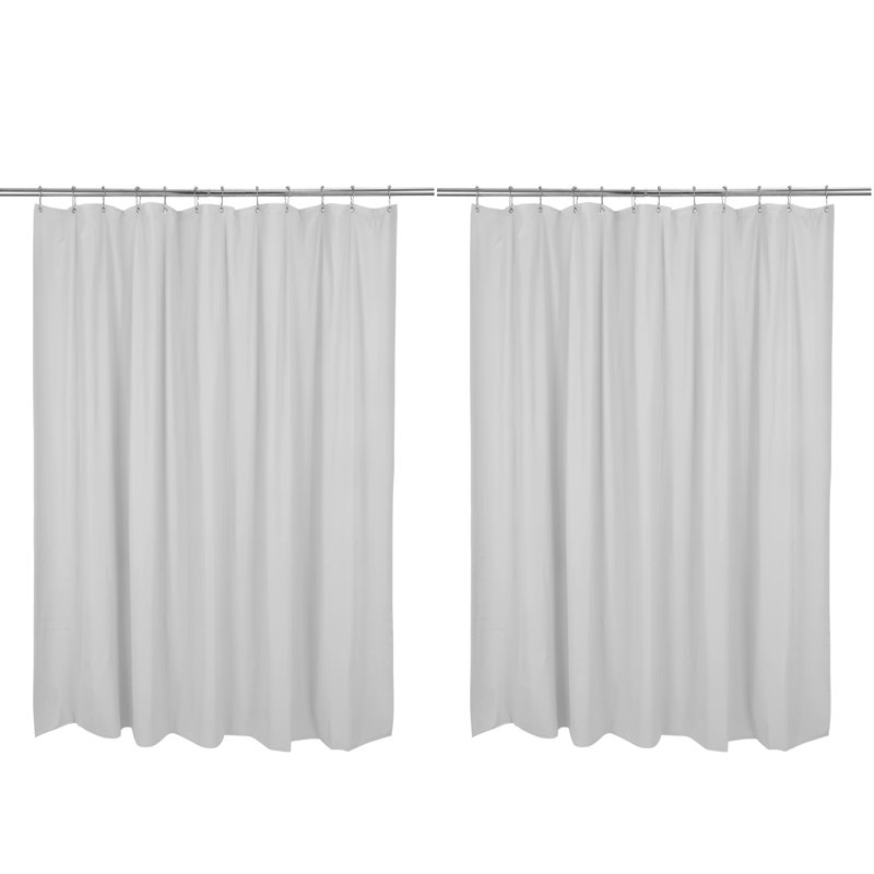 Doublure de rideau de douche Strausstown PEVA, H 70 po x l 72 po, Givre
