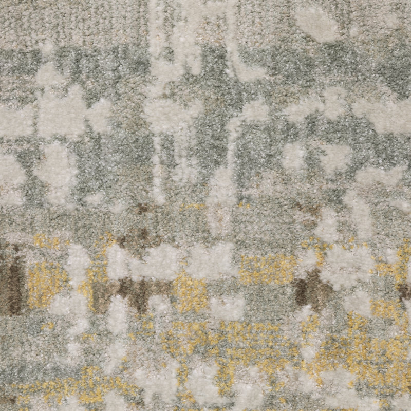 Michels Distressed Abstract Beige/ Multi Area Rug, Rectangle 6'7" x 9'6"