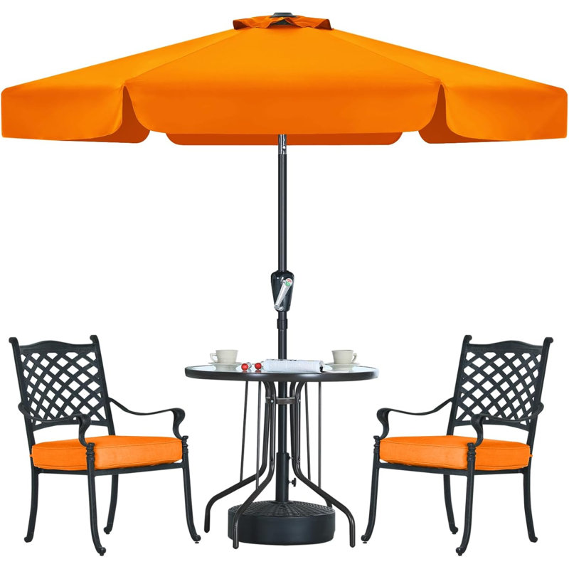 Carmilla 230cm Tilt Market Parasol, Orange
