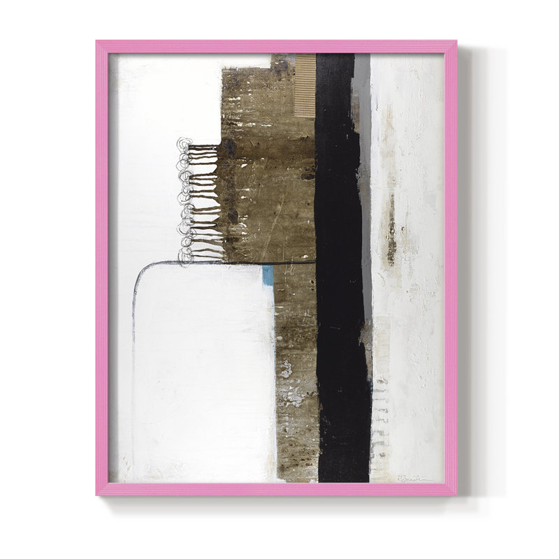 Impression inattendue «croissance inattendue» - bois massif, Cadre photo rose simple, H 10 po x l 8 po