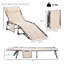 Fauteuil de bronzage inclinable pour l'extérieur