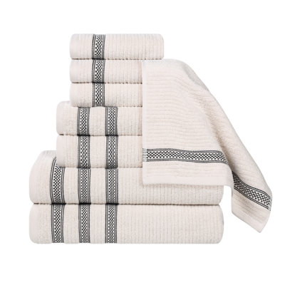 Ensemble de serviettes de bain 8 pièces Zero Twist