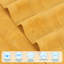 Ensemble de serviettes en coton avec bordure Dobby Blue Nile Mills-118914967