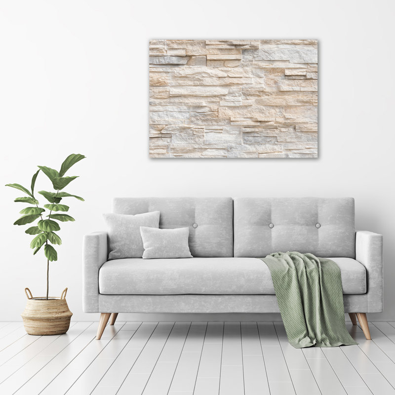 Brick Wall - Wrapped Canvas Print