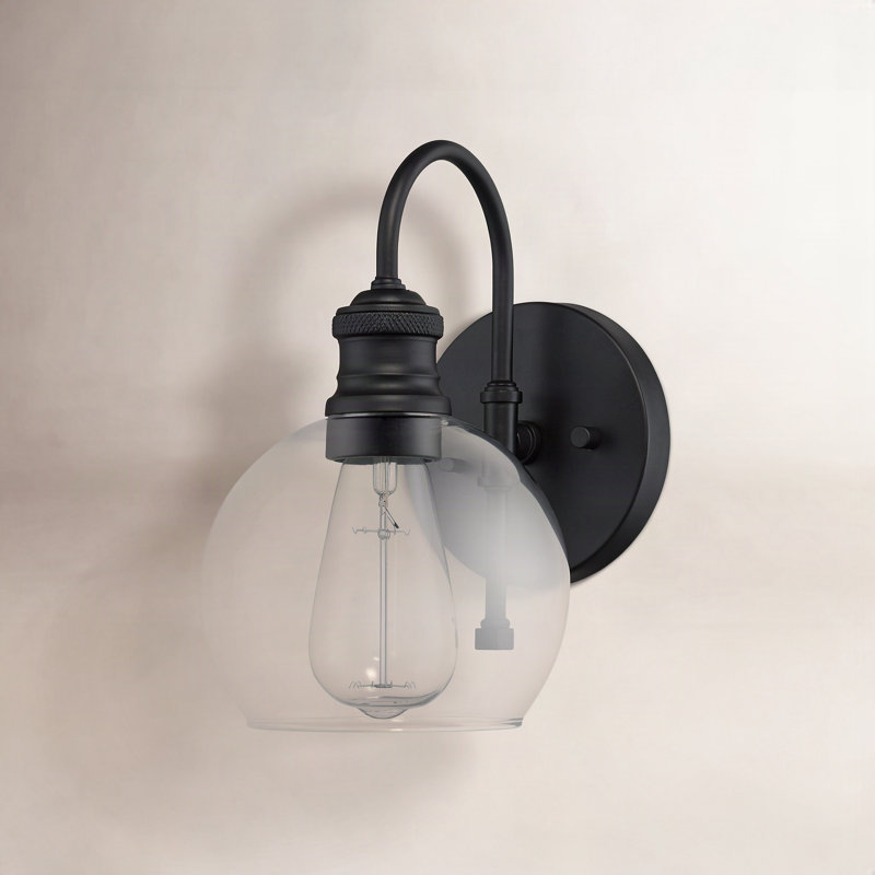 Brianna Wall Light, Matte Black