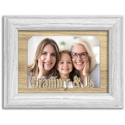 Oak Solid Wood Picture Frame with Mat