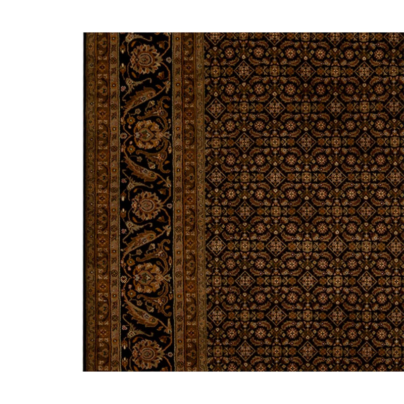 Tapis brun / noir de haute qualité
