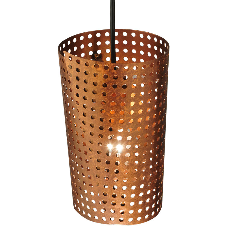 Luminaire suspendu cylindrique à 1 lumière Zara