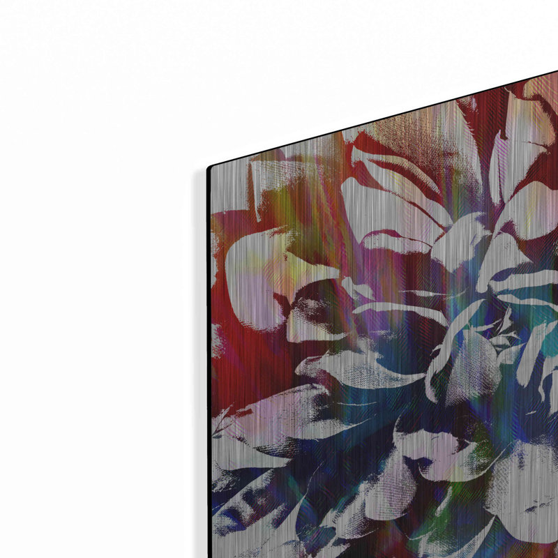 «Red Power Barrel» par Shandra Smith, art mural en métal Red Barrel Studio®, H 12 po x l 12 po