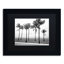 « floride bw beach palms », reproduction de photo sur toile encadrée-15194222-68970331