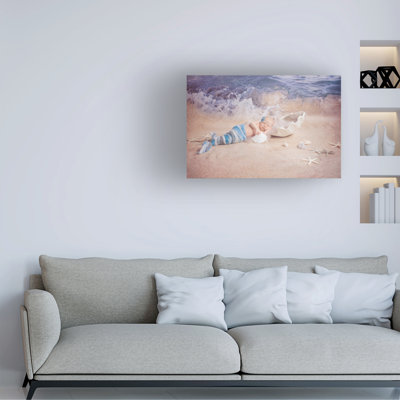 Art sur toile de la petite sirène de Kate Weber