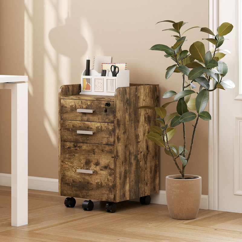 39.2cm Wide 3 -Drawer File Cabinet
