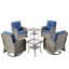 Buckwalter Rocking Swivel Patio Chair With Cushions-2002513186