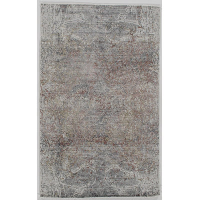 Pasargad Silk Area Rug in Gray