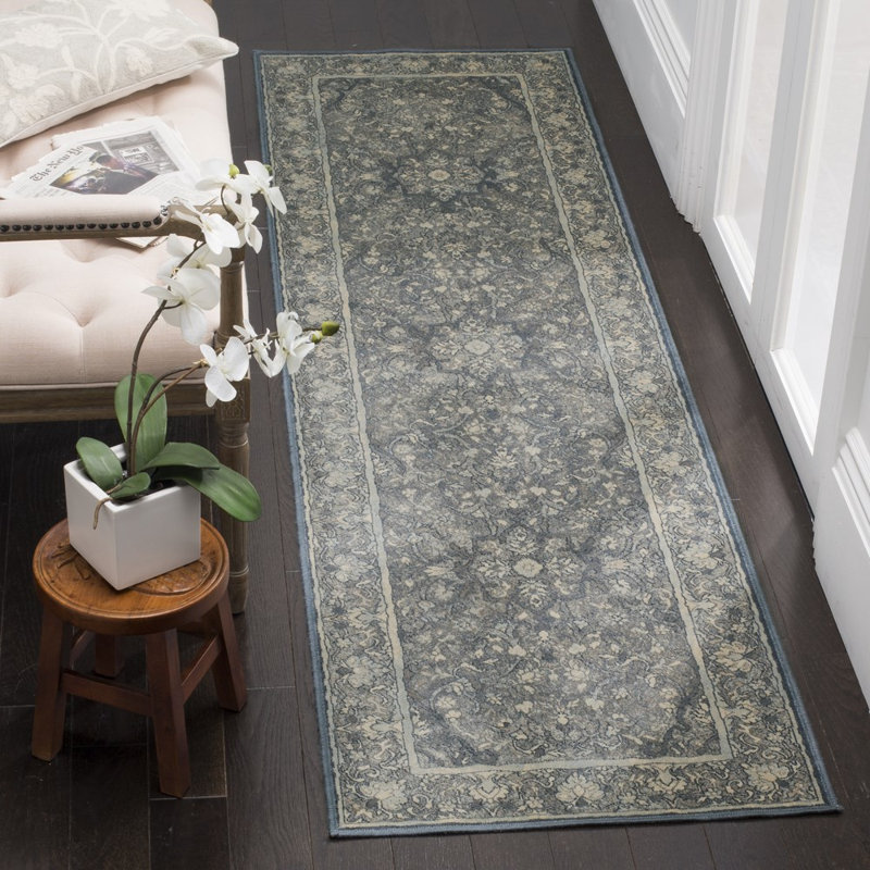 Tapis oriental Cresthire Vintage Performance, Tapis de couloir 2 pi 2 po x 8 pi