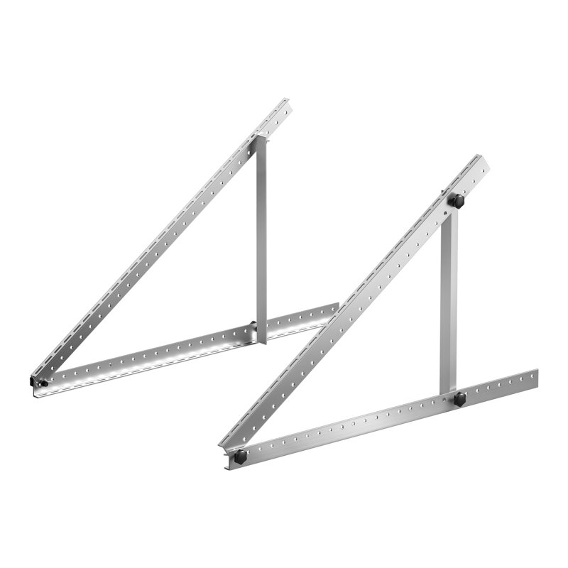 Supports à panneau solaire réglables de 50 pouces, support inclinable en aluminium robuste pour véhicule récréatif, bateau et toit