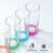 JoyJolt Hue Drinking Glasses - 13 oz