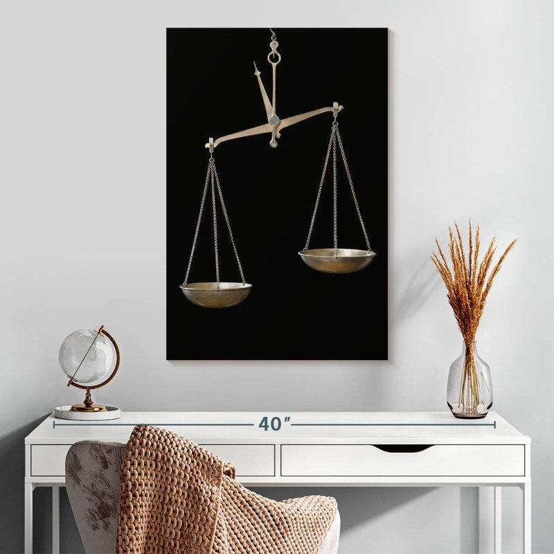 Unbalanced Scale, 30" H x 20" W