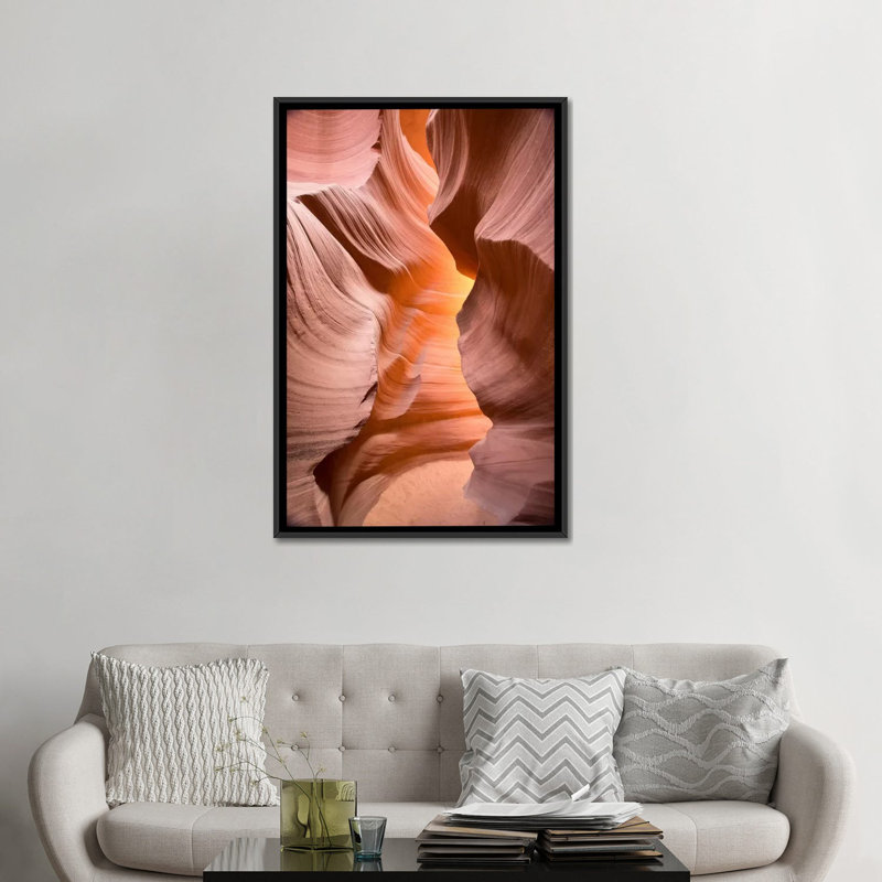 " Welcome II " by Moises Levy, Black Framed Canvas, No Mat, 26" H x 18" W x 1.5" D