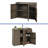 Latitude Run® Doerfler 47.6'' W Water Resistant Cabinet Deck Box in Brown