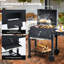 Casart 121cm W Barrel Charcoal Grill