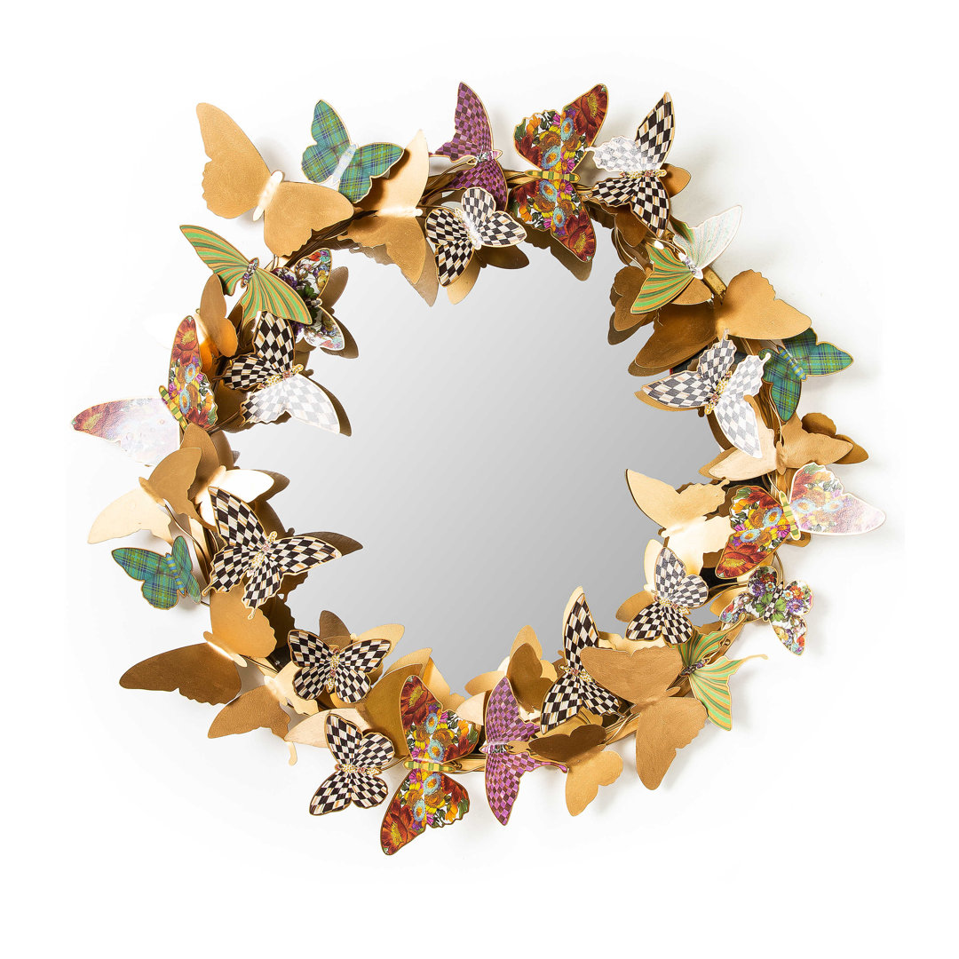 Butterfly Garden Mirror MacKenzie-Childs