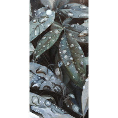Leaves after rain - 15.75"x31.50" Desk mat