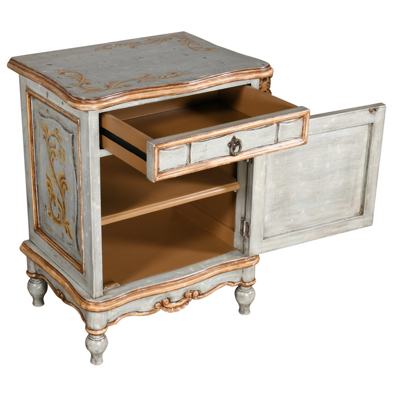 Grande table de chevet en bois de pruche de 30,5 po de hauteur Cova