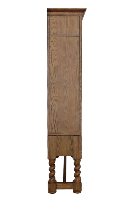 BD Alexander Curio Cabinet, Antique Pinewood