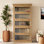 Solid Wood Multi-Layer Storage Bookcase
