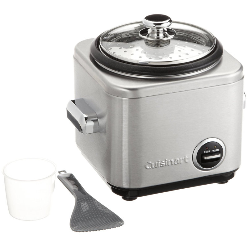 Cuiseur à riz en acier inoxydable Cuisinart, 4 tasses