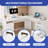 Aimaan L-Shaped Computer Desk with Power Outlet-1160079030