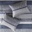 Édredon 7 pièces grand bleu marine - sensation de beauté luxueuse-118650011-118650009