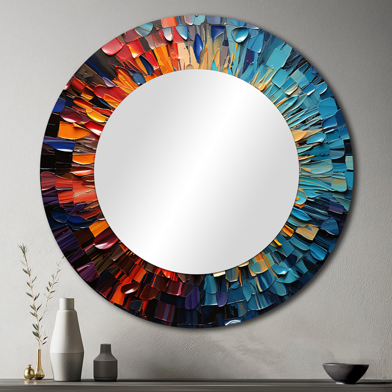 Coloré disque vinyle mosaïque I - disques vinyle, 36 po x 36 po