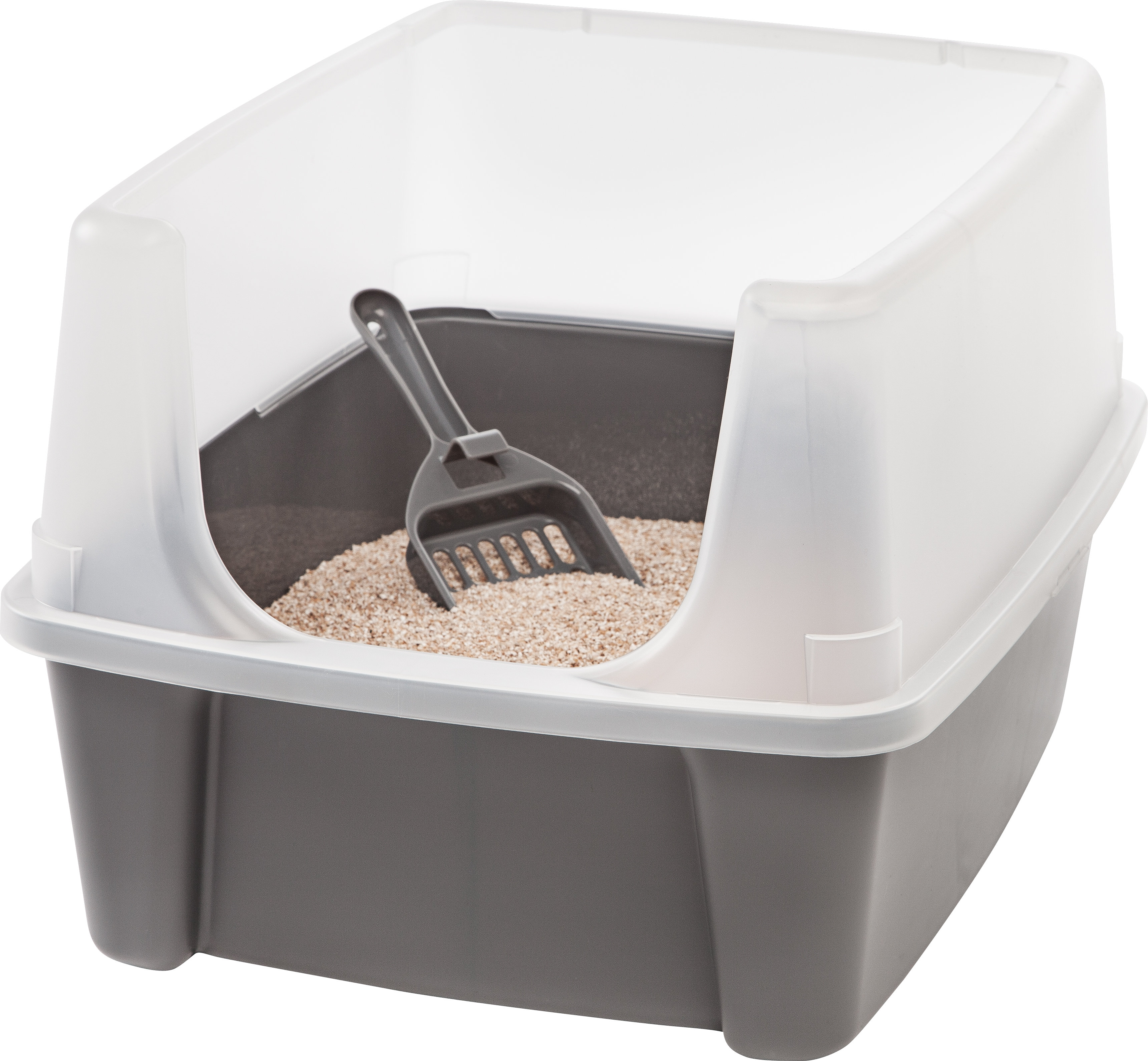 Zoey Tails IRIS USA, OpenTop Cat Litter Box with Shield with Scoop & Reviews Wayfair Canada
