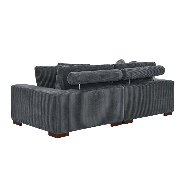 Kijuana 89'' Corduroy Sofa