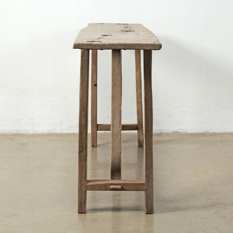Solid Wood Console Table, 33" H x 83" W x 16" D